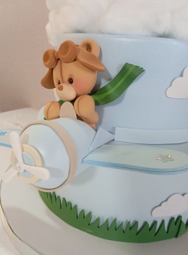 Torta orsetto aviatore